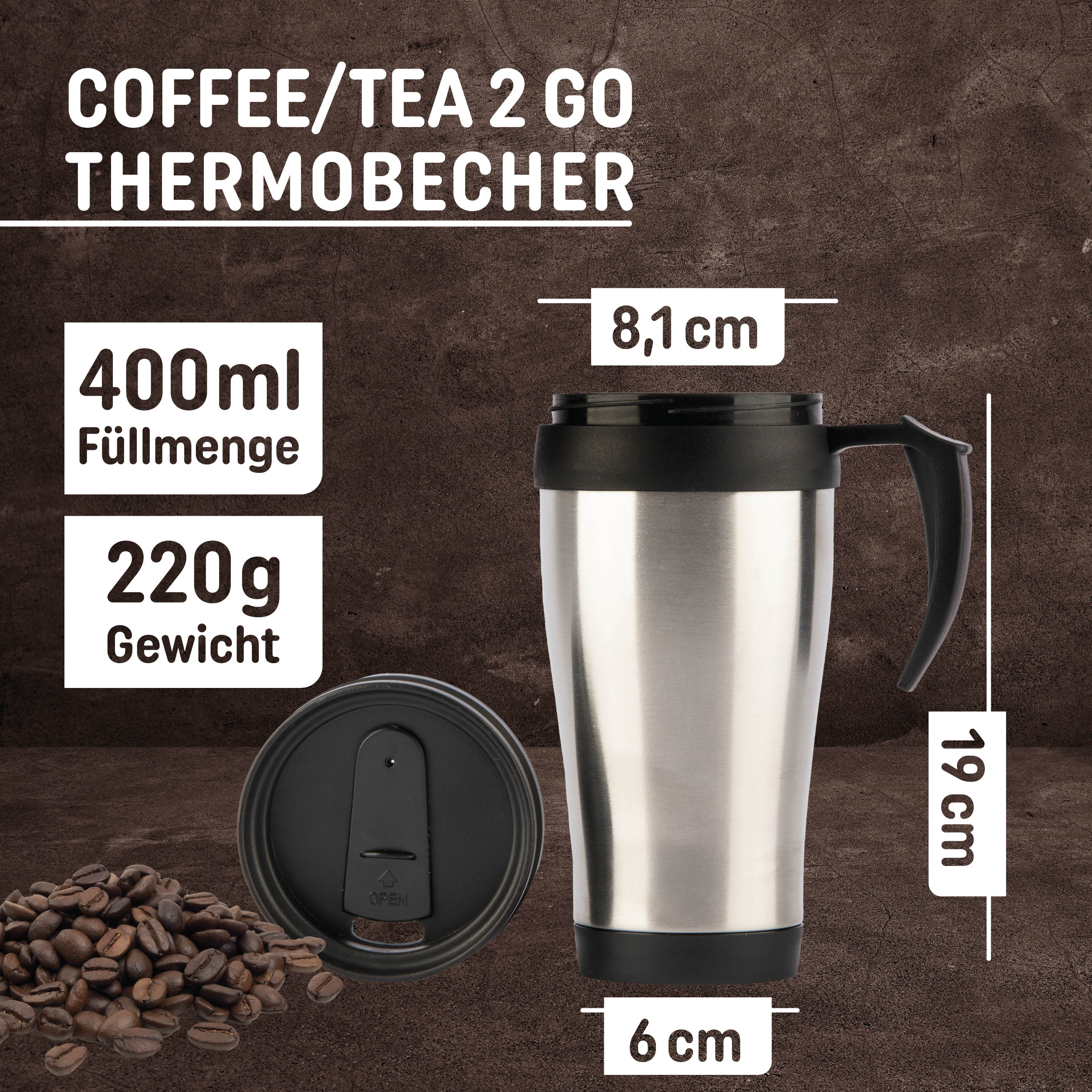 Thermobecher Coffee To Go - 400ml