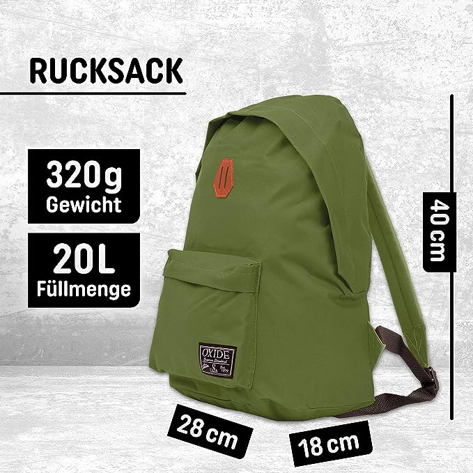 Freizeit Rucksack - 20L grün