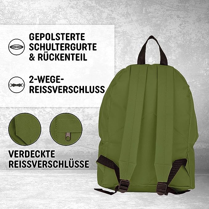 Freizeit Rucksack - 20L grün