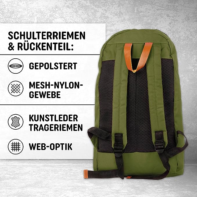 Freizeit Rucksack - 30L grün
