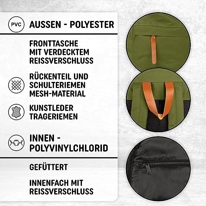Freizeit Rucksack - 30L grün