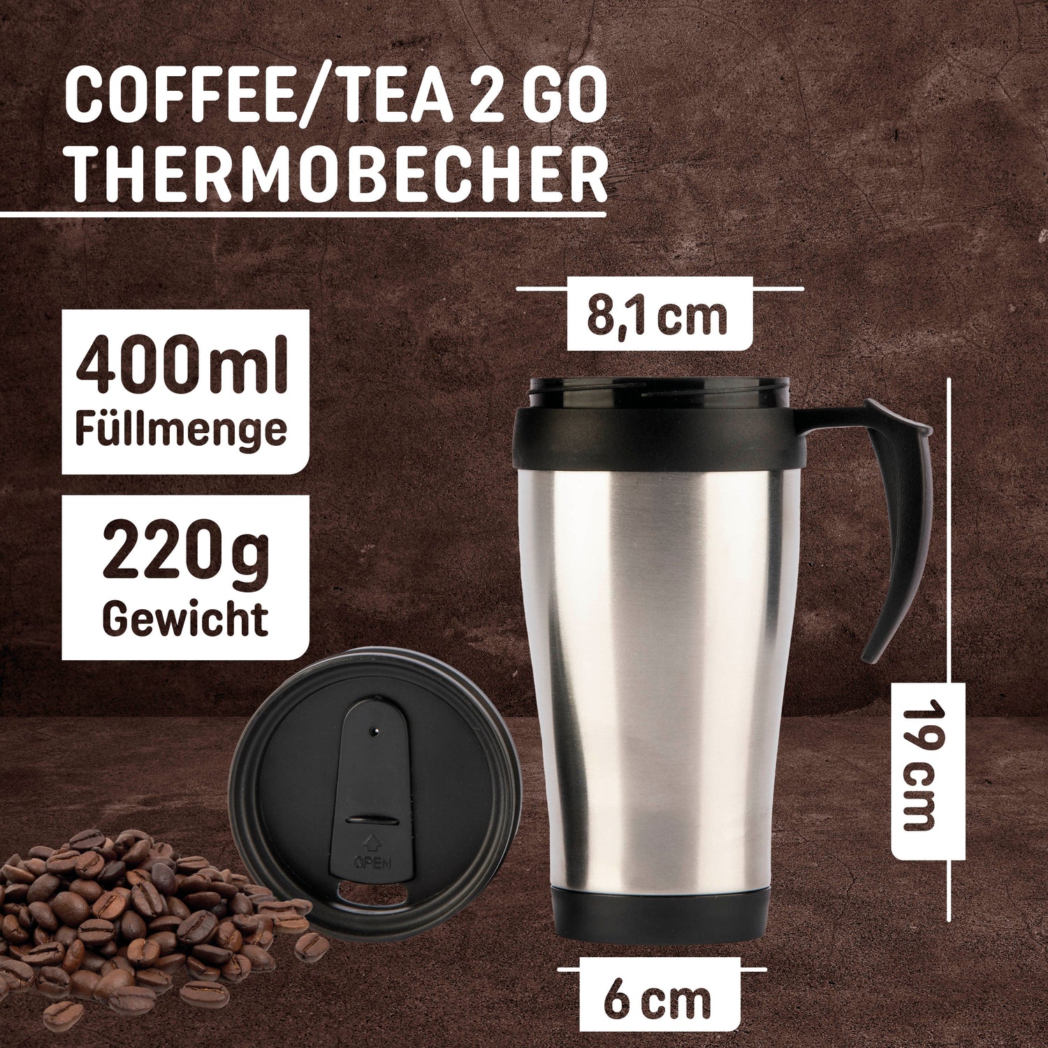 Thermobecher Coffee To Go - 400ml