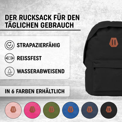 Freizeit Rucksack - 20L schwarz