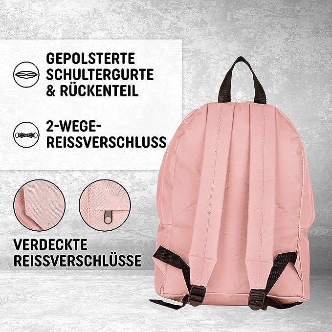 Freizeit Rucksack - 20L light pink