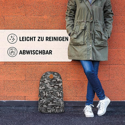 Freizeit Rucksack - 30L grau camouflage