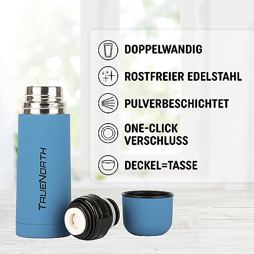 Thermoskanne blau