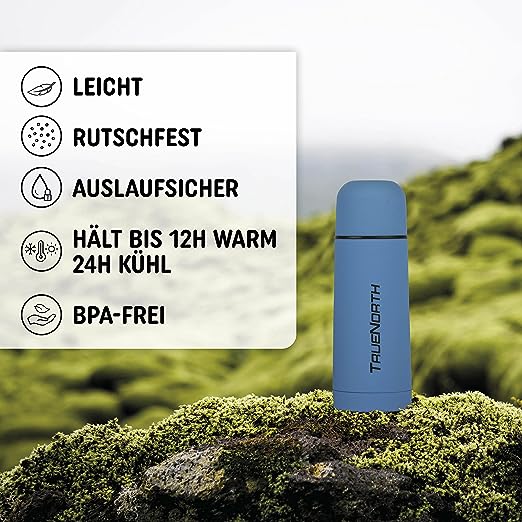 Thermoskanne blau