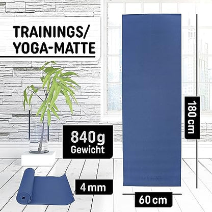 Yoga Matte blau